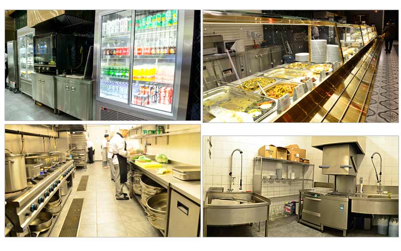A Sample Self-Service Restaurant Kitchen And Service Field