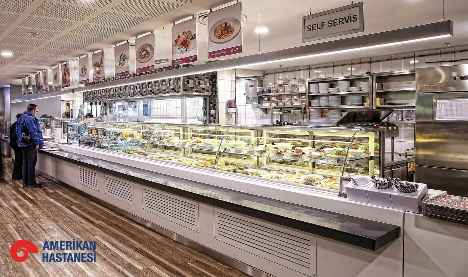 AMERİKAN HASTANESİ Self Servis Hattı ve Soğuk Teşhir