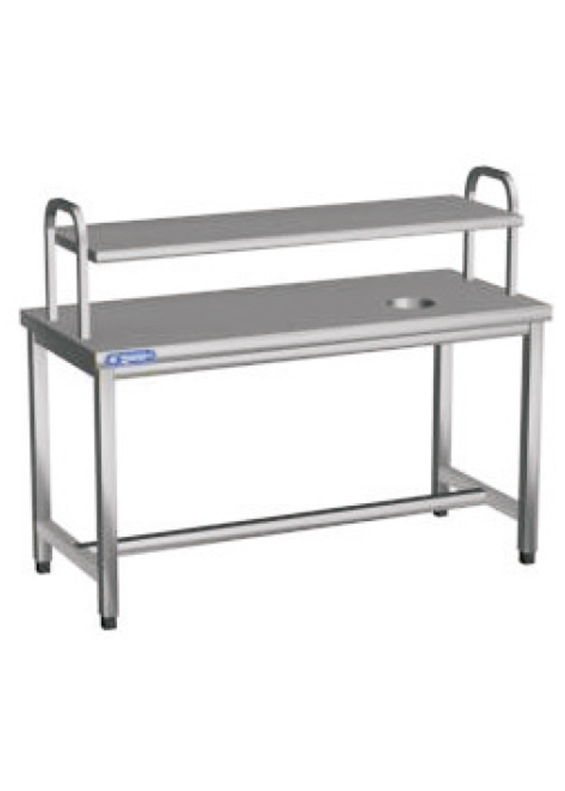 Prewash Sorting and Scraping Tables